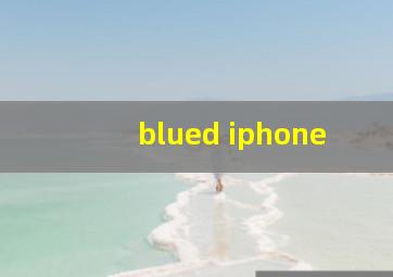 blued iphone